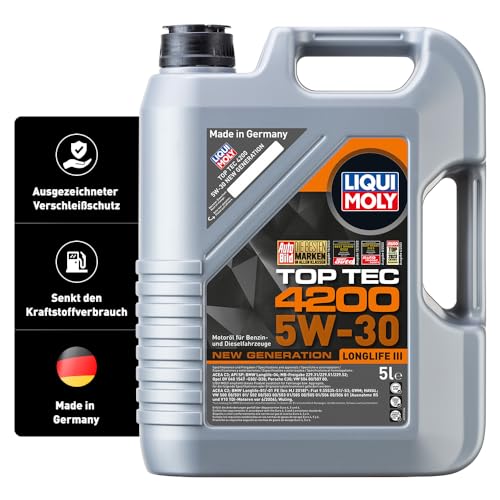 LIQUI MOLY Top Tec 4200 5W-30 | 5 L | Motoröl | Art.-Nr.: 3707 | 3707 / 8973, T