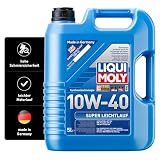 LIQUI MOLY Super Leichtlauf 10W-40 | 5 L | Synthesetechnologie Motoröl | Art.-Nr.: 1301
