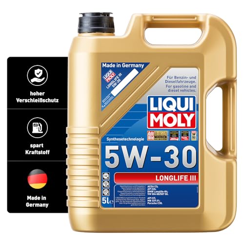 LIQUI MOLY Longlife III 5W-30 | 5 L | Synthesetechnologie Motoröl | Art.-Nr.: 20